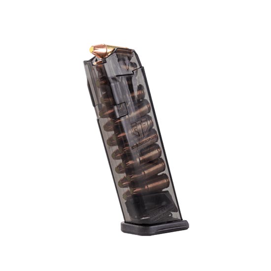 ETS MAG GLOCK 17 9MM 17RD CARBON SMOKE - Magazines